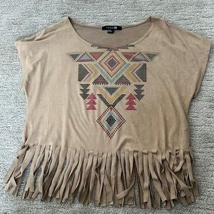 Super soft suede shirt